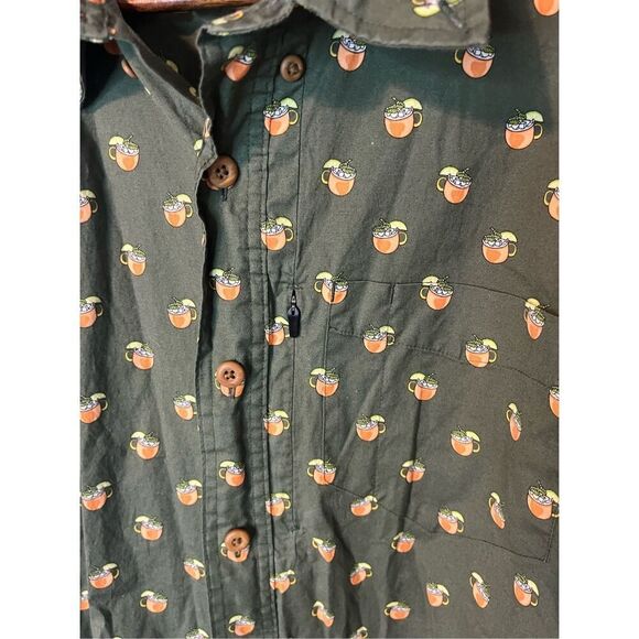 Duluth Trading Co Moscow Mule Long Sleeve Button Shirt Mens Large Relaxed Fit - Picture 2 of 3